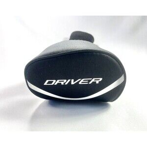 Top Flite Driver Head Cover  Black White & Gray Golf Club Cover